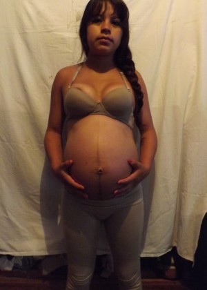 Сиськи беременной мексиканки